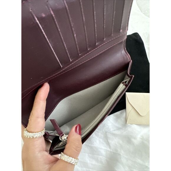 CHANEL Patent Quilted Long Wallet W/dust Bag - Picture 10 of 16